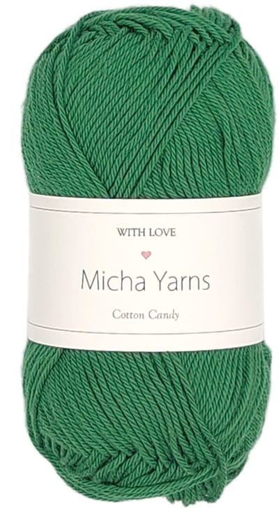 Micha Yarns - 100% katoen haakgaren - 5 bollen haakkatoen - 5 x 50gram - 170meter per bol - Bos Groen (018)