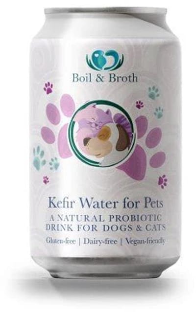 Boil & Broth - Waterkefir voor honden - 330ml - probiotische drank - natuurlijke bevordering darmflora hond