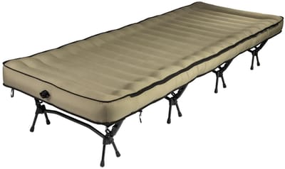 Human Comfort Thivet Compact - Veldbed met luchtbed - Compact - Lichtgewicht - Koppelbaar - Verhoogd slapen