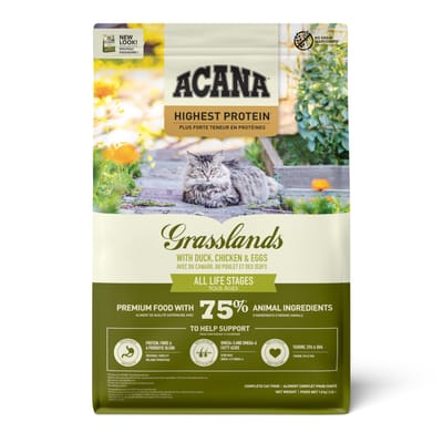 Acana Cat Grasslands Lam&Eend&Witvis - Kattenvoer - 1.8 kg