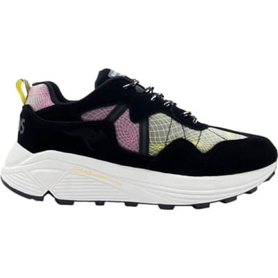 KangaRoos Dynaflow - Vibram Jet Black/neon Pink Size: 42 | Sneakers Outlet | Unisex | Zwart
