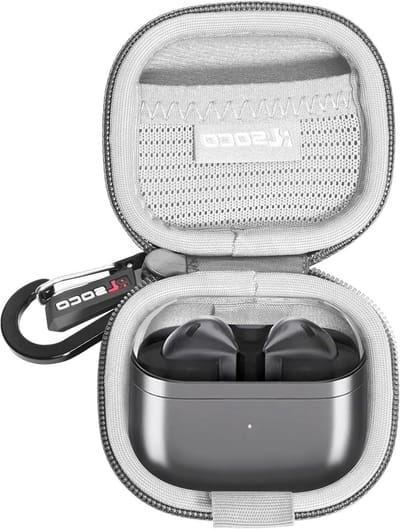 Beschermhoes voor Galaxy Buds3 Pro en Buds3 - Grijze Oplader, Draagbare Bescherming, Accessoires voor Oordopjes