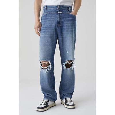 Closed Men X-treme Loose Jeans Mid Blue Maat: W31L32 | Relaxed Jeans Outlet | Heren | Blauw