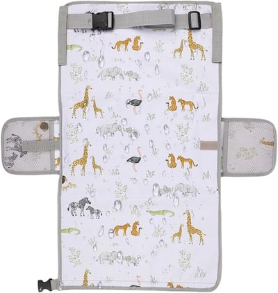 Vliegtuigbed Kinderen - Reiskussen peuter - Comfortabel Reizen - Stoelverlenging - 30 x 24 x 5 cm - Meerkleurig