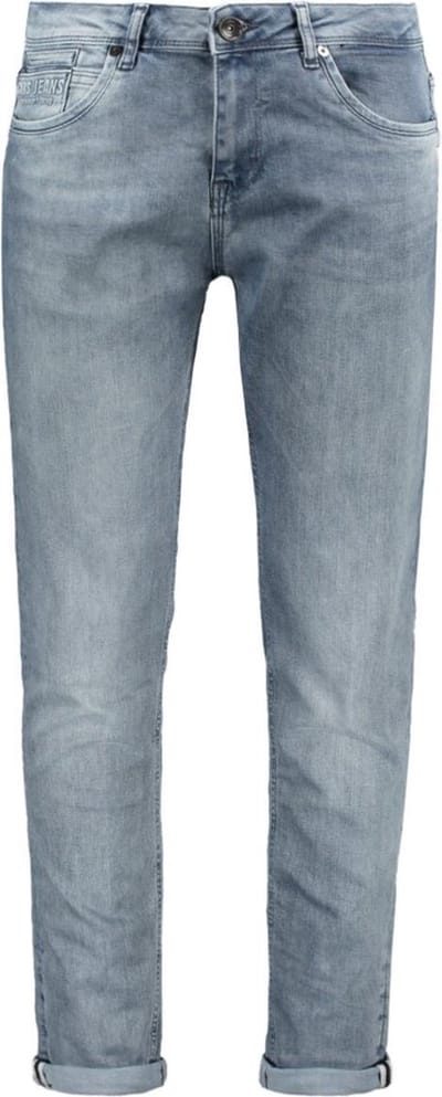 Cars blauwe heren jeans   Stonewash wassing   Slim Fit   5-Pocket zakken   Knoop- en ritssluiting   Regular waist Blauw 31/32