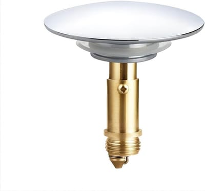 1 Stuk Pop-Up Plug Stopper voor Wastafel, 66mm Messing Stopper, Vervanging voor Badkamer Wastafelafvoer, Duurzaam en Betrouwbaar Accessoire