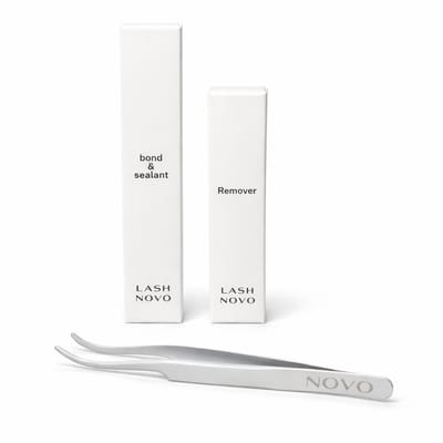 Lashnovo Fast Lashes - Starterkit - Bond & Sealant, Remover, Tweezer - Wimpers - Wimperextensions
