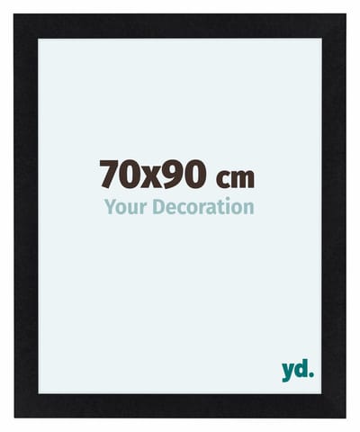 Your Decoration - Fotolijst 70x90 cm - MDF - Zwart Mat - Como