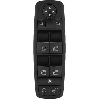 VOLLSUN Elektrische Raambediening Schakelaar 16982066109174 LHD Vervanging voor MERCEDESBENZ A-KLASSE W169 20042012 black