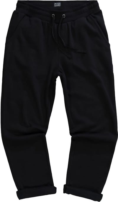 STHUGE - Heren - Joggingbroek modern fit elastische tailleband 4 zakken - Zwart - Maat 3XL