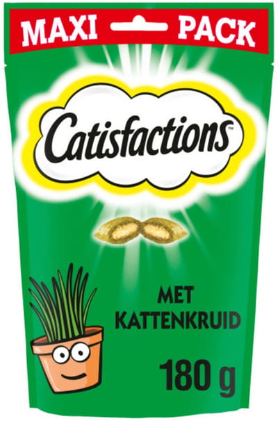 Catisfactions Catnip - Maxi Pack - Kattensnack - 180 g