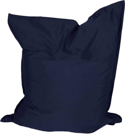 Mr. Lounge - Zitzak met binnenzak-kind-volwassene - maat M - 130x150 - Outdoor Cartenza Navy Blue 121