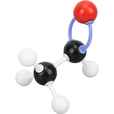 Chemisch Atoomstructuurmodel Middelbare Schoolleerlingen Tekening Moleculaire Structuur Tutorial white