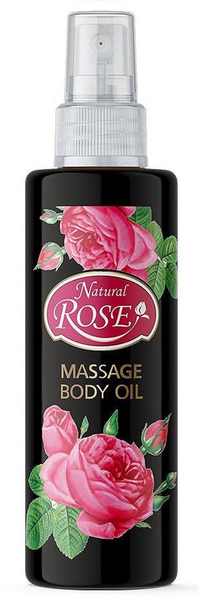 Verzachtende Natuurlijke rozen massageolie - amandel en abrikoos olie - zijdezachte geurende olie 250ml