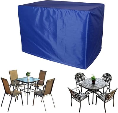 Waterdichte Beschermhoes voor Tuinmeubilair Tafel en Stoel Set - UV-bestendig en Stofdicht