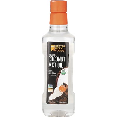 BetterBody Foods, Huile de noix de coco MCT biologique, 16,9 fl oz (500ml)