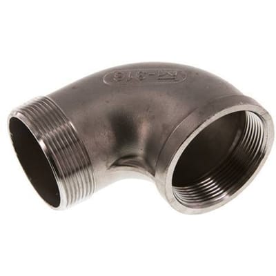 2'' NPT x 2'' NPT F/M RVS L-Fitting 90graden 16 Bar - FL2E-FM-SH-200N