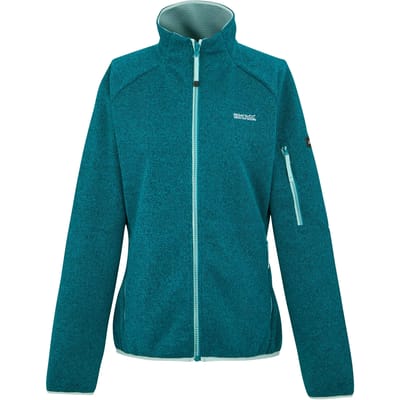 Fleece Hiking Dames Zip-up Front Side Pockets