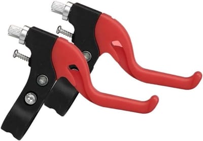 Fiets remhendels - Kinderfiets onderdelen - Veilig remmen - Duurzaam kunststof - Set van 2 - Rood