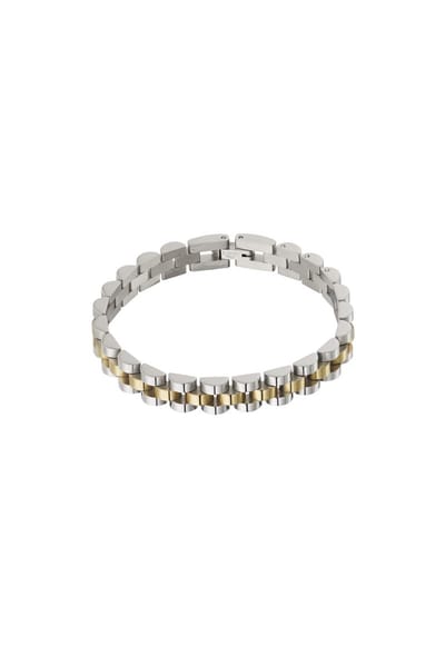 Yehwang armband - Classy link - Goud en Zilverkleurig - Stainless steel