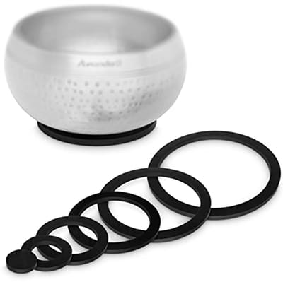 O-ringenset voor Klankschalen - Veilig en Geluidversterkend, 6 Onderzetters van Ø 3 tot 13 cm voor Diverse Klankschalen