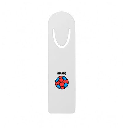 Hacebo® - Handbal met eigen naam metalen boekenlegger - Handbal - Handballer - Sport Bladwijzer boekenleggers - 12.7 cm x 3.2cm