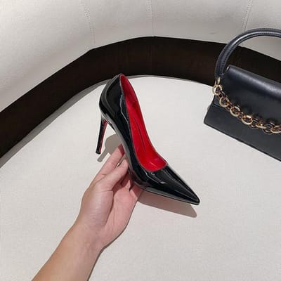Puntschoen Dames Hoge Hakken Pumps Damesschoenen Frans Pendelen Zomer Stiletto Hakken Damesschoenen 35