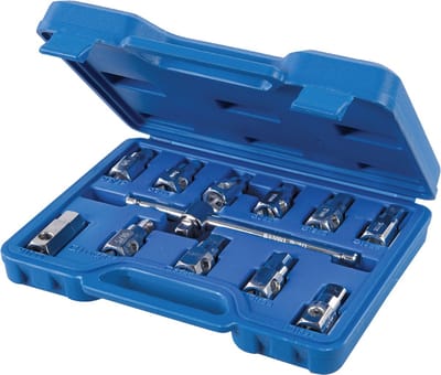 Silverline Oliepluggensleutelset - 12-delig - Chroomvanadium - 8 t/m 17 mm - Inclusief opbergkoffer