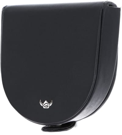 Golden Head Leren portemonnee Polo Schüttelbörse 3013 Schwarz zwart