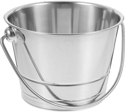 Allecto - Roestvrij staal wateremmer - Geïsoleerde ijsemmer - Houdt ijs koud - Zilver - Voor champagne en wijn - Ideaal voor feesten en thuisgebruik