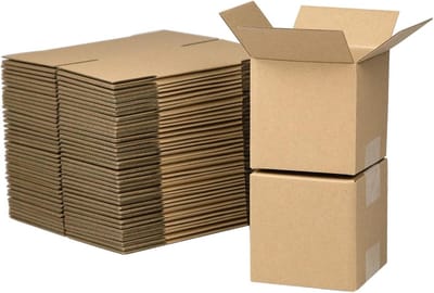Verzenddozen Set - Brievenbusdozen - Kleine Zendingen Versturen - Duurzaam Golfkarton - 40 Stuks - Bruin