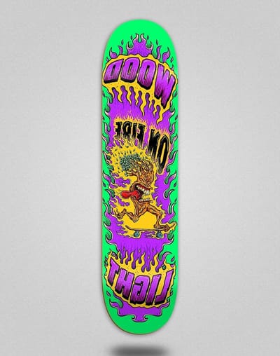 Houten Skateboard Deck - Skateboard Plank - Straat Tricks - Hout Constructie - 8.5 Inch - Groen