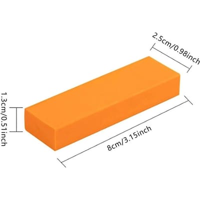 Vlekkenverwijderaar van roestvrij staal - Magic Eraser Vlekkenverwijderaar van roestvrij staal, artefact voor het verwijderen van vlekken van roestvrij staal voor de keuken 8x2.5x1.3cm