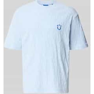 regular fit T-shirt van badstof