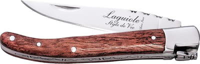 Laguiole Style de Vie Zakmes - in geschenkdoos - Rood pakkahout