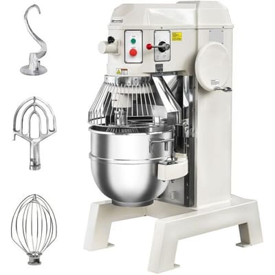 GGM Gastro Planetenrührmaschine - 60 Liter - 3 kW - inkl. 3 Rühraufsätze