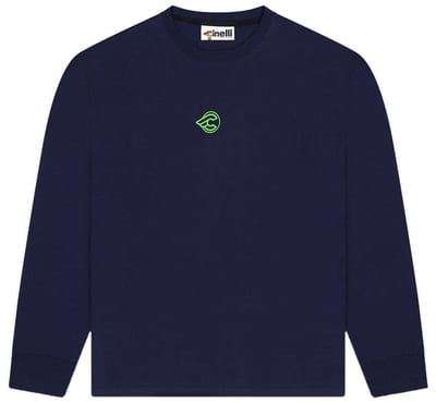Cinelli Pill T-shirt Met Lange Mouwen Blauw S