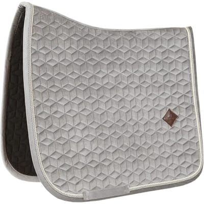 Kentucky Horsewear - Zadeldek Basic Velvet - Lichtbruin