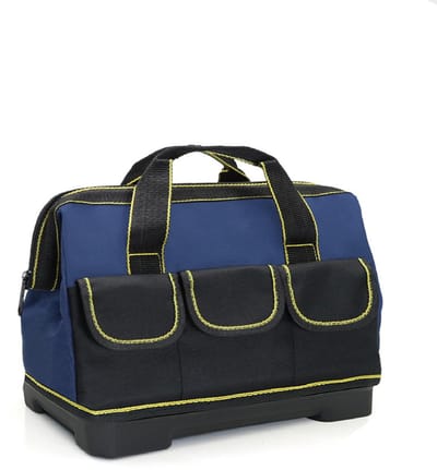 Dailygoods - Electrician Bag - Multi-Pocket Tool Bag - Duurzaam en Waterdicht - Blauw - Gereedschapsriem - Ideaal voor Technici en Electriciens - 17 C...