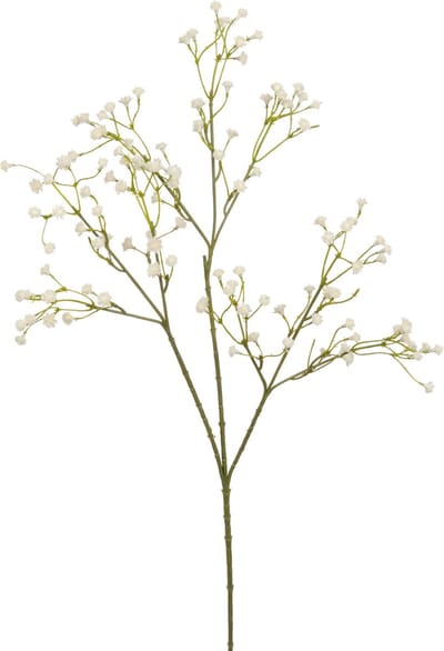 Mica Decorations Kunstbloemen Gipskruid - Gypsophila takken - gebroken wit - 60 cm - steelbloemen