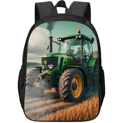 Farming Simulator Dubbellaagse Rugzakken voor Jongens en Meisjes voor Leerlingen van de Basisschool en Middelbare School