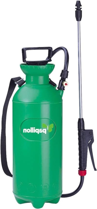 Schouderpomp - Sproeier Tuin - Planten Verzorgen - UV-bestendig Materiaal - 8 liter - Groen/Zwart