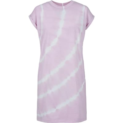 Urban Classics - Tie Dye Korte jurk - S - Roze