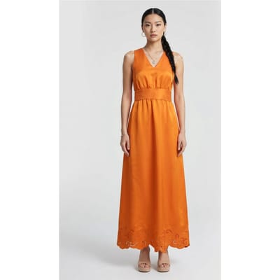 Moschino Dress Orange Orange Size: 40 | Maxi Dresses Outlet | Dames | Oranje