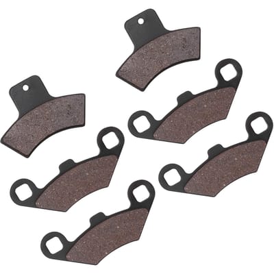 6 stuks Voor en Achter Remblok Accessoire Vervanging voor Polaris Sportsman 335 19992000 gray