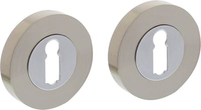 Intersteel Rozet met sleutelgat rond chroom
