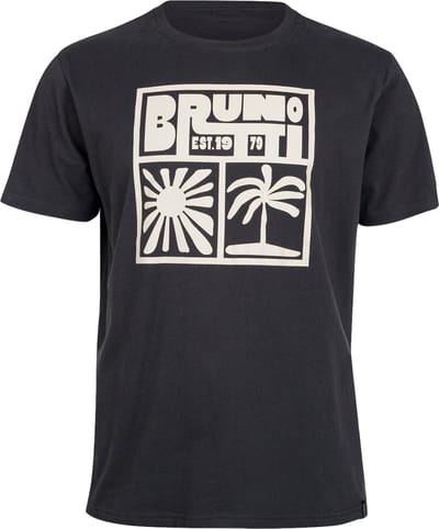 Brunotti - Leeway - T-Shirt Zwart - 100% Katoen - Regular Fit - Crewneck - L