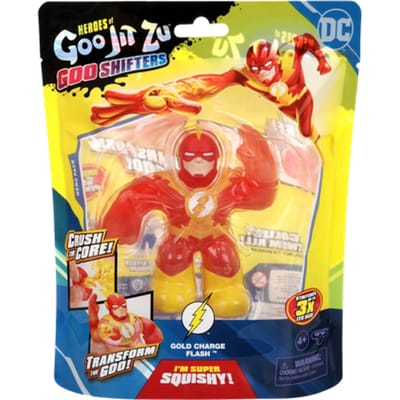 Heroes Of Goo Jit Zu Goo Shifters DC Gold Charge Flash Squishy Actiefiguur