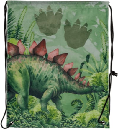 Dinosaurus Gymtas en Zwemtas voor Kinderen – Rugzak met Trekkoord – Dino Rugtas – 43 x 34 cm