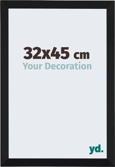 Your Decoration - Fotolijst 32x45 cm - MDF - Zwart Mat - Catania